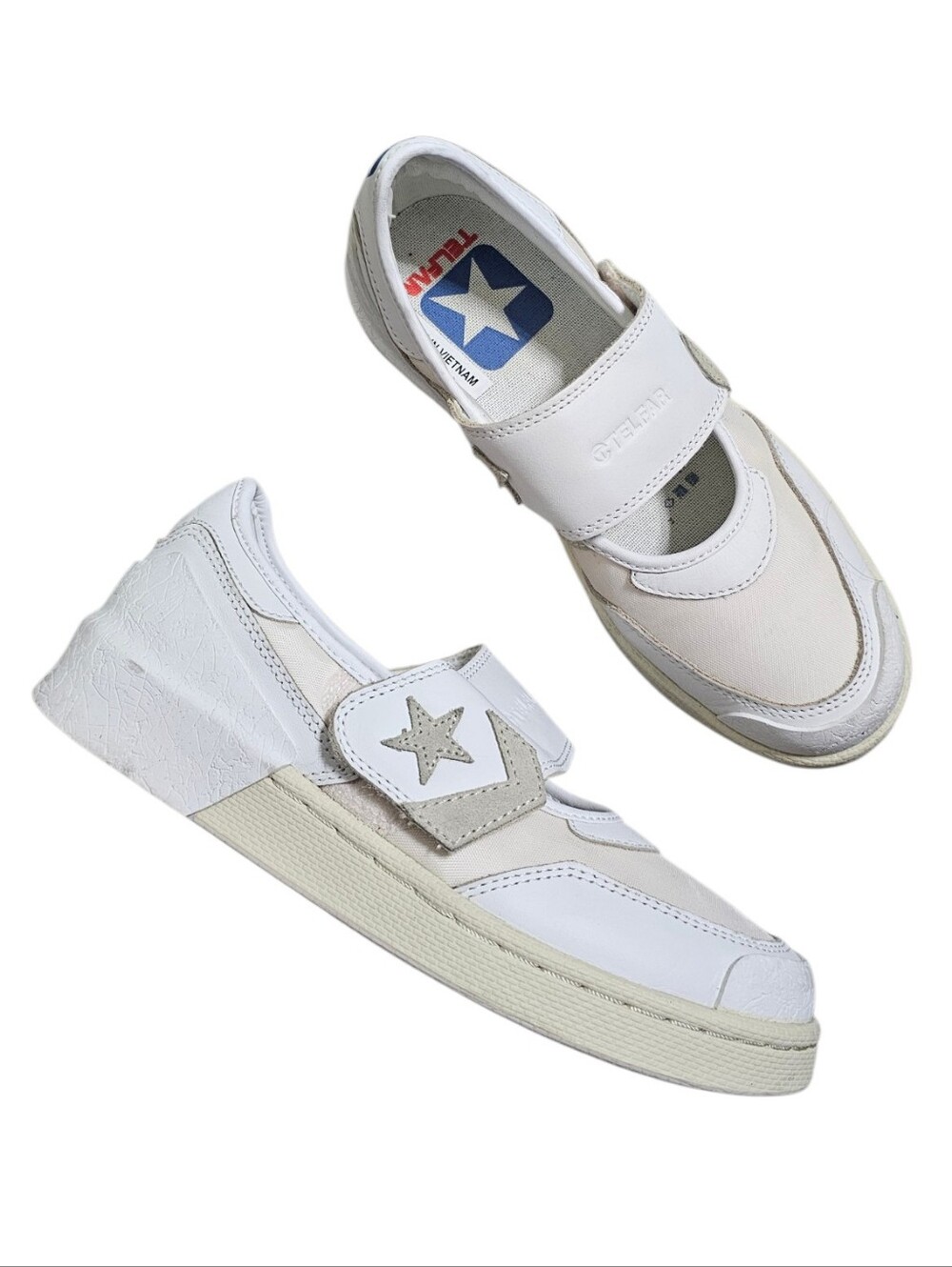 Converse X Telfar Pro Leather Slip On Low Top Sneaker Mary Jane Shoes Size 6.5